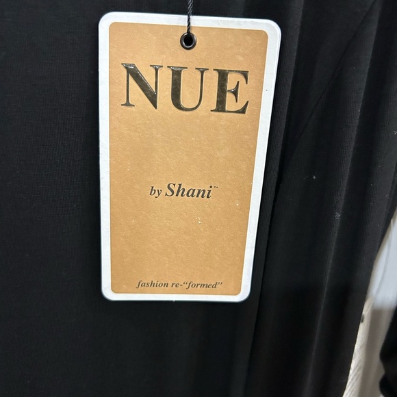 NUE By Shanti Black Dress with Unique Belt sophisticated upscale feminine nwt 8 - Picture 9 of 10